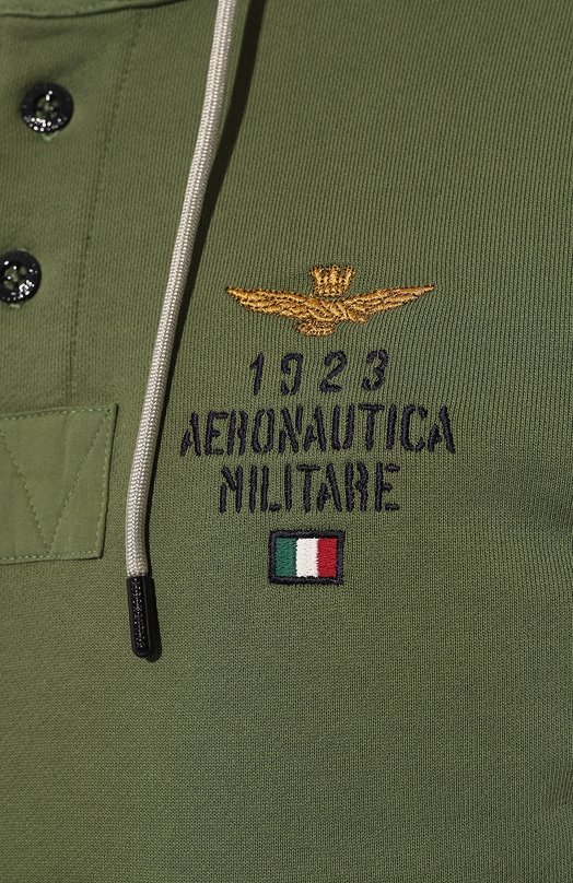 фото Хлопковое худи aeronautica militare