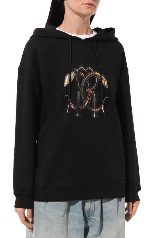 фото Хлопковое худи roberto cavalli