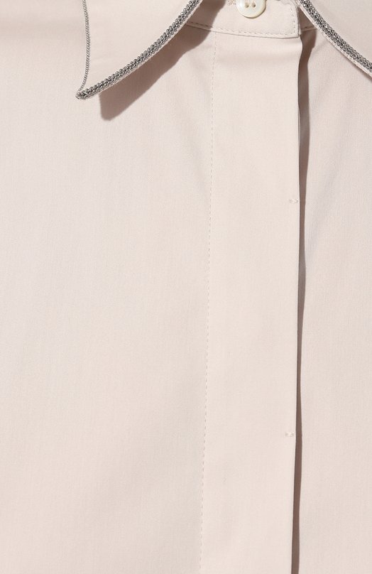 фото Хлопковая рубашка brunello cucinelli