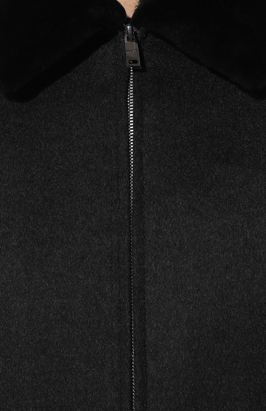 фото Бомбер с отделкой из меха нутрии must