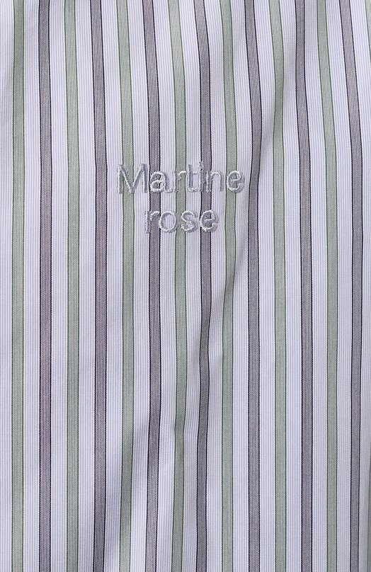 фото Хлопковая рубашка martine rose