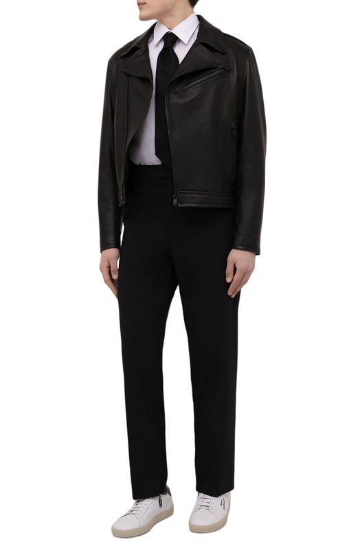 фото Кожаная куртка ermenegildo zegna