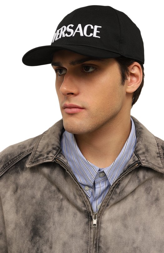 фото Хлопковая бейсболка versace