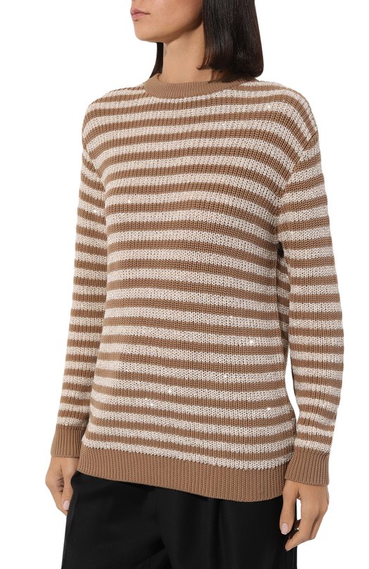 фото Хлопковый свитер brunello cucinelli