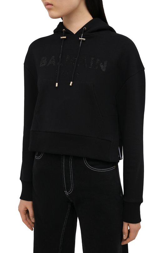 фото Хлопковое худи balmain