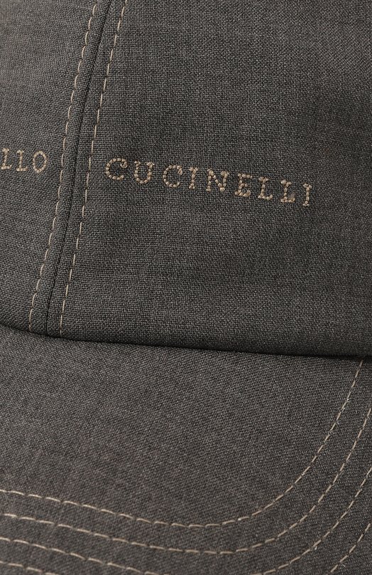 фото Шерстяная бейсболка brunello cucinelli