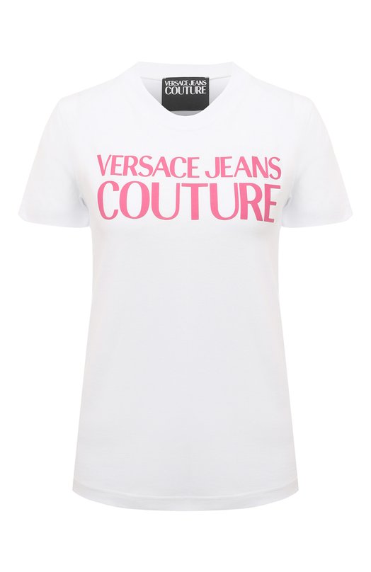 фото Хлопковая футболка versace jeans couture