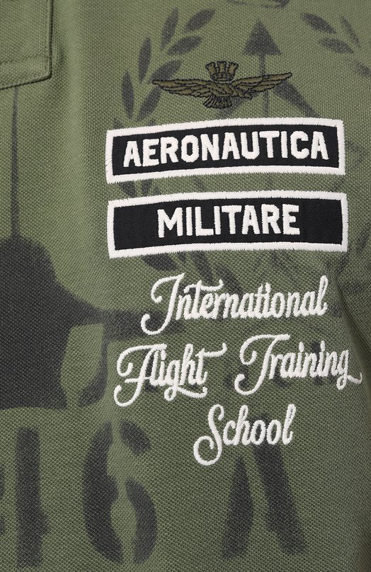 фото Хлопковое поло aeronautica militare