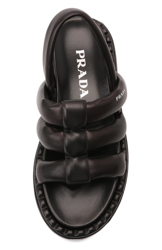 фото Кожаные сандалии prada