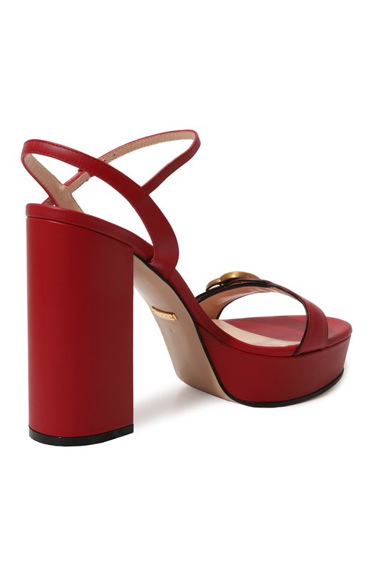 фото Кожаные босоножки marmont gucci