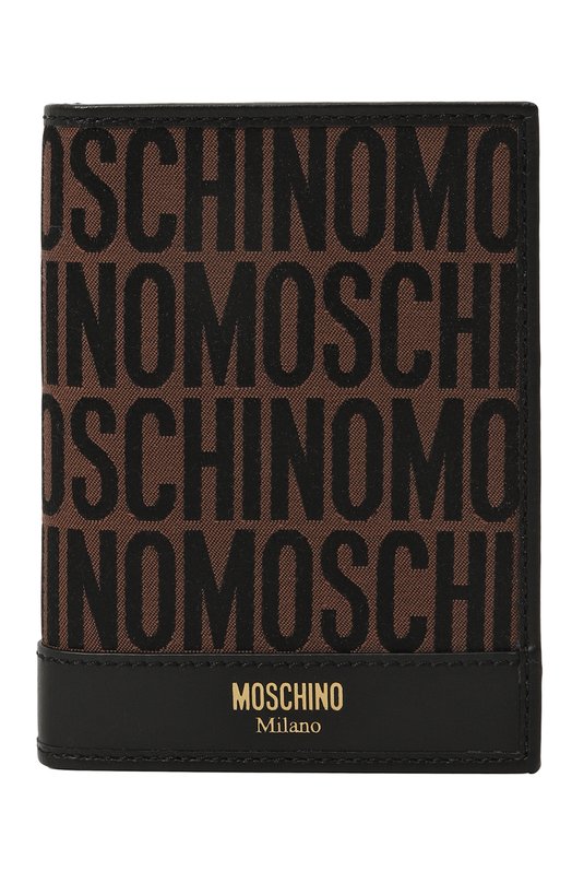 фото Текстильная обложка для паспорта moschino