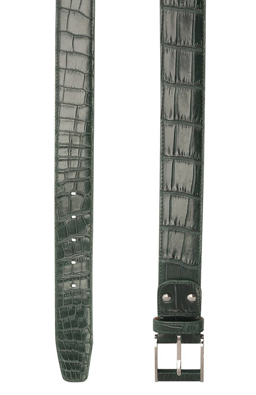 фото Ремень из кожи крокодила zilli