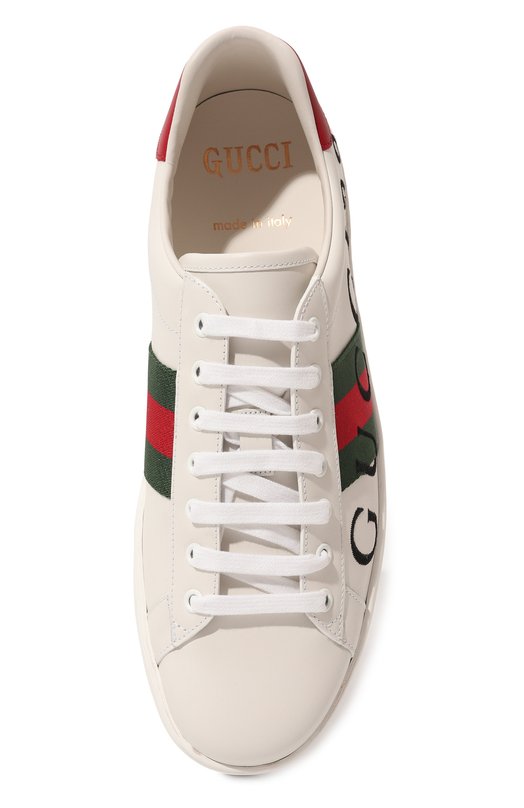 фото Кожаные кеды gucci 100 ace gucci