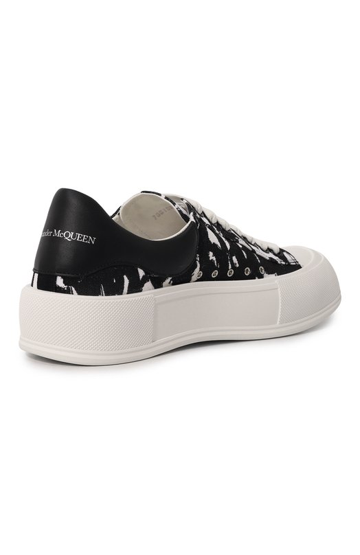 фото Текстильные кеды deck plimsoll alexander mcqueen