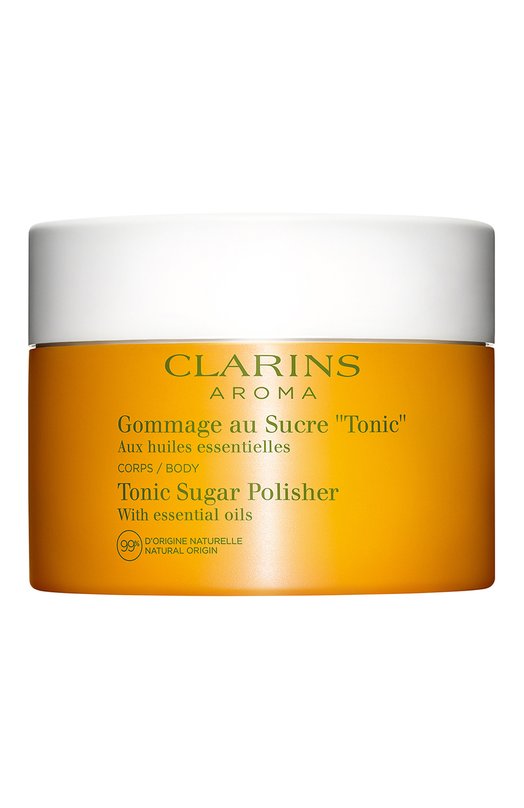 фото Тонизирующий сахарный скраб для тела tonic (250g) clarins