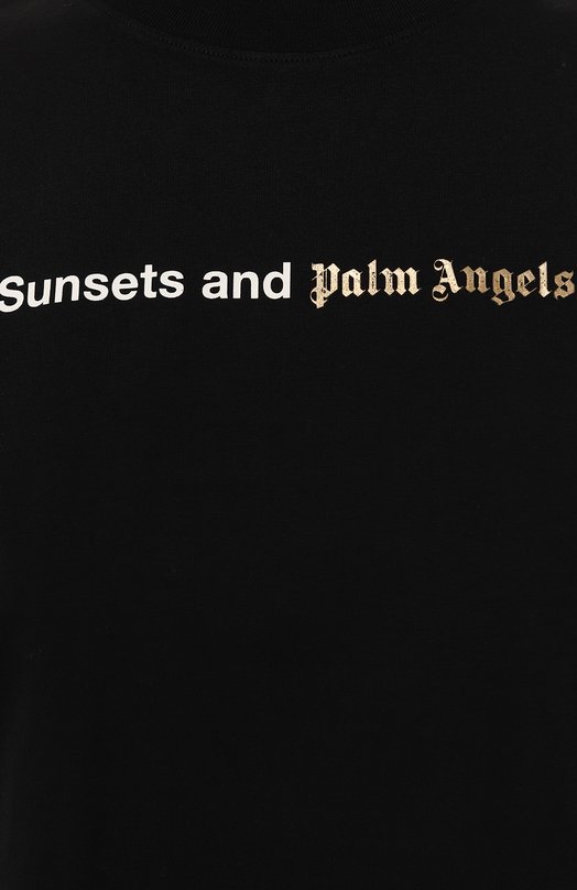 фото Хлопковая футболка palm angels