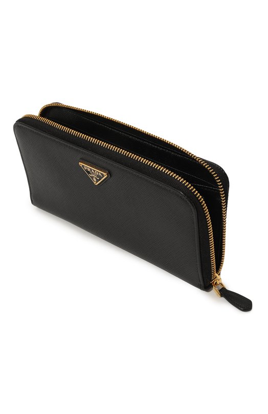 фото Кожаный кошелек prada