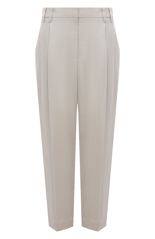 фото Брюки из вискозы и льна brunello cucinelli