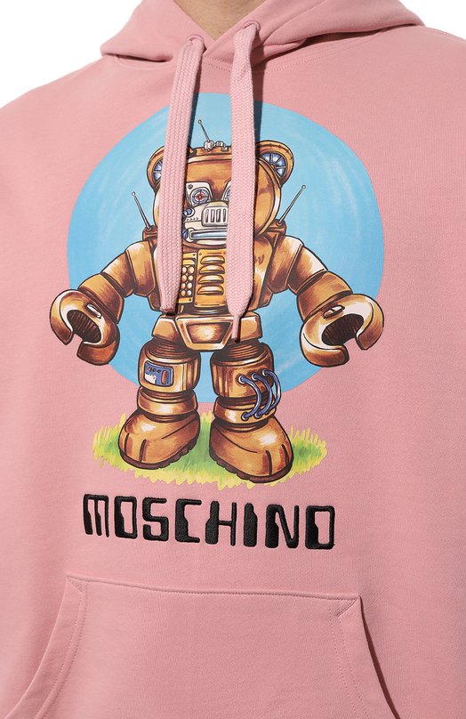 фото Хлопковое худи moschino