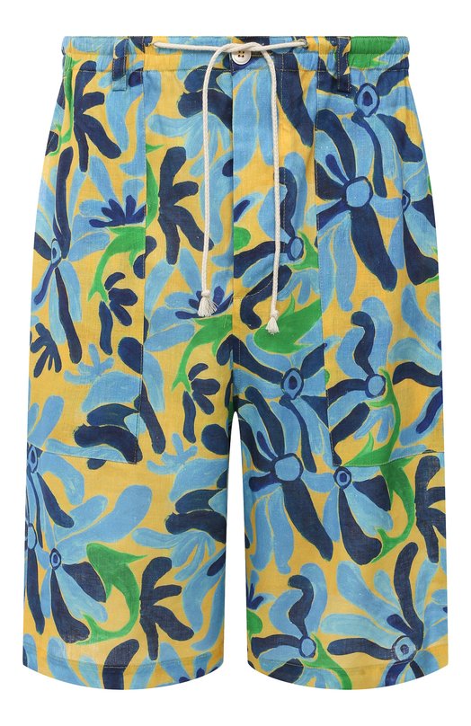 фото Шорты изо льна и вискозы marni x no vacancy inn marni