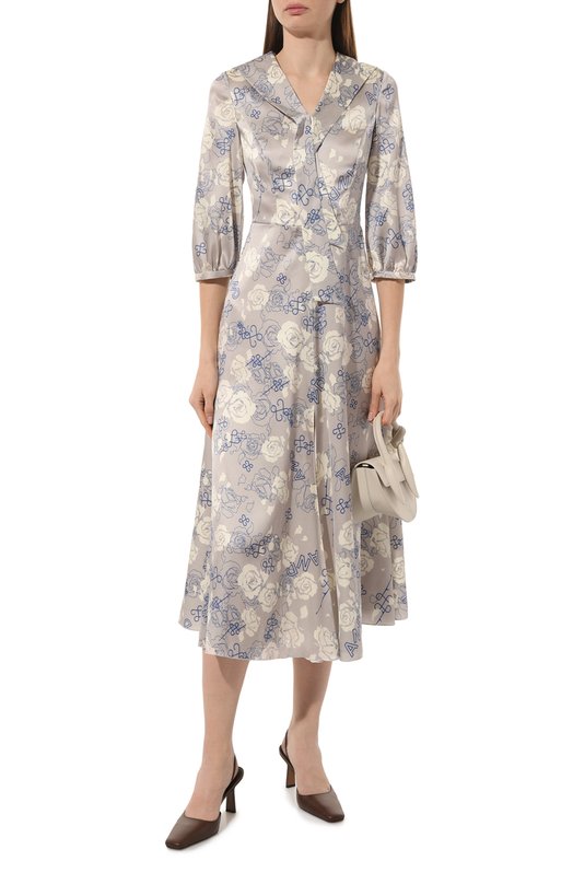 фото Шелковое платье and the brand