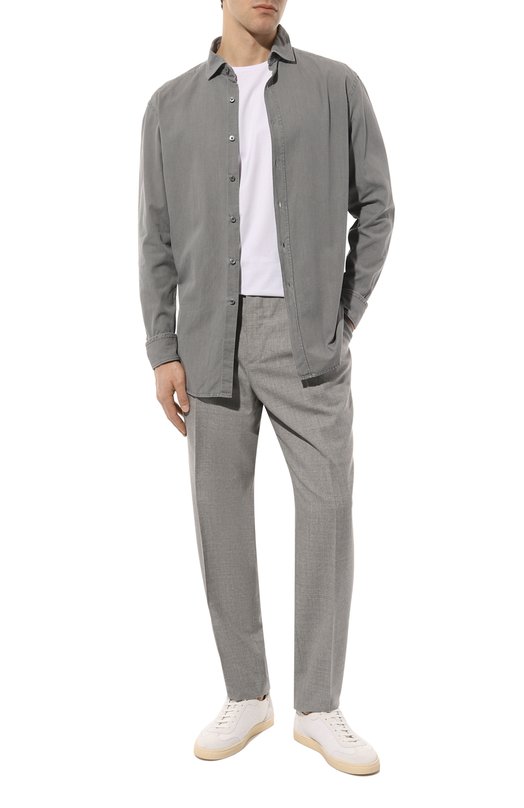 фото Хлопковая рубашка ermenegildo zegna