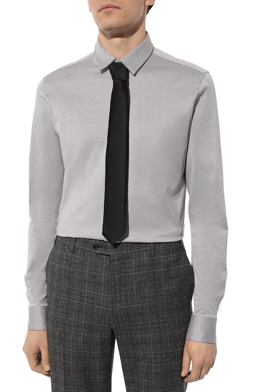 фото Хлопковая рубашка hugo