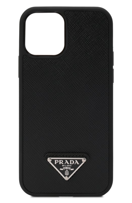 фото Кожаный чехол для iphone 12 mini prada