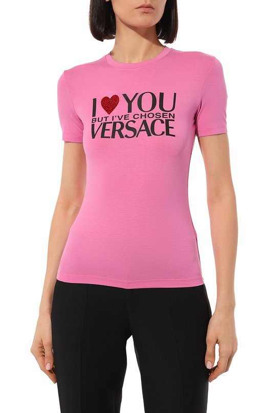 фото Футболка из вискозы versace