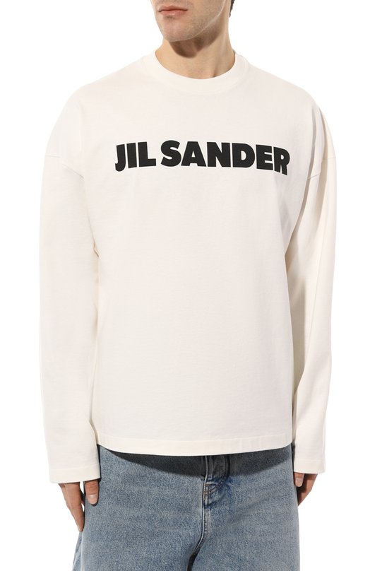 фото Хлопковый лонгслив jil sander