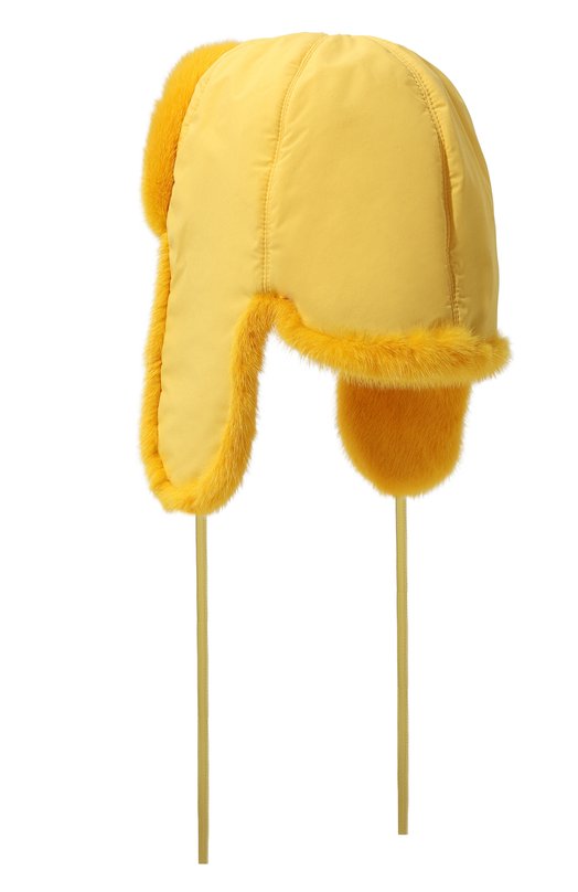 фото Шапка-ушанка дарья с отделкой из меха норки furland