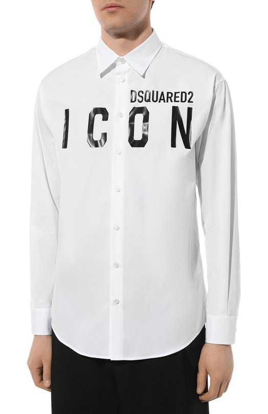 фото Хлопковая рубашка icon dsquared2