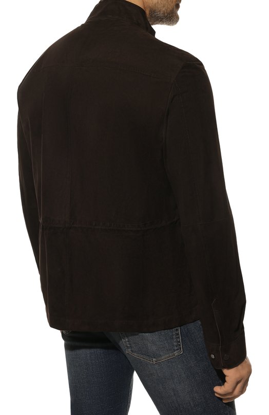 фото Замшевая куртка ermenegildo zegna