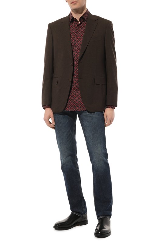 фото Хлопковая рубашка boss