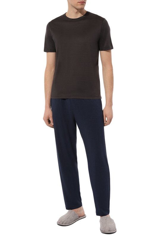 фото Текстильные домашние туфли emporio armani