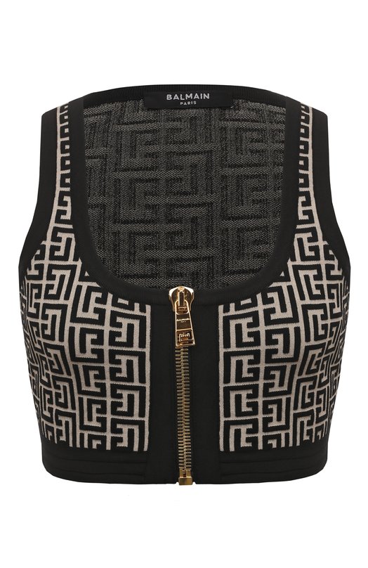 фото Топ из шерсти и вискозы balmain