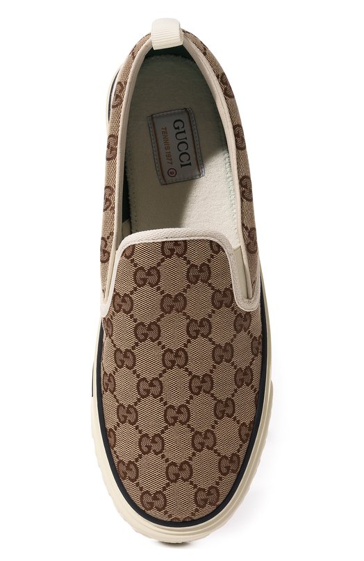 фото Текстильные слипоны tennis 1977 gucci