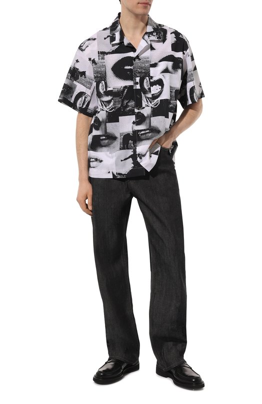 фото Хлопковая рубашка hugo