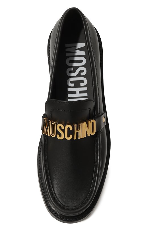 фото Кожаные лоферы moschino