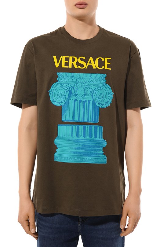 фото Хлопковая футболка versace