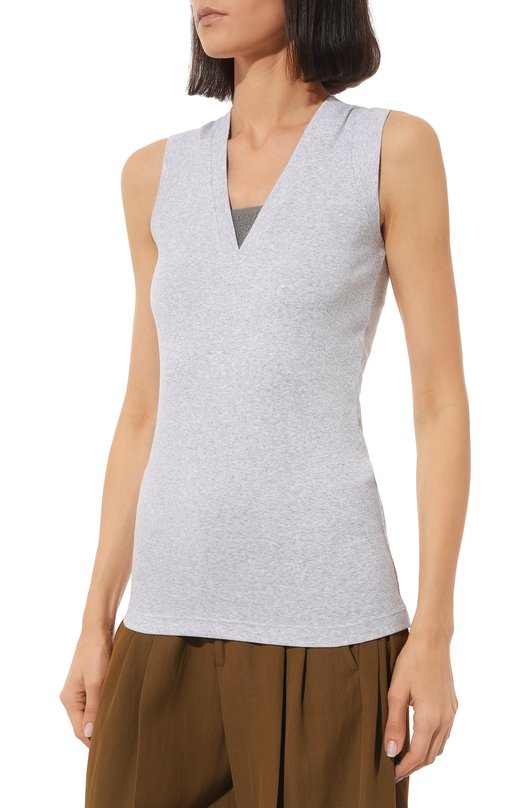 фото Хлопковый топ brunello cucinelli