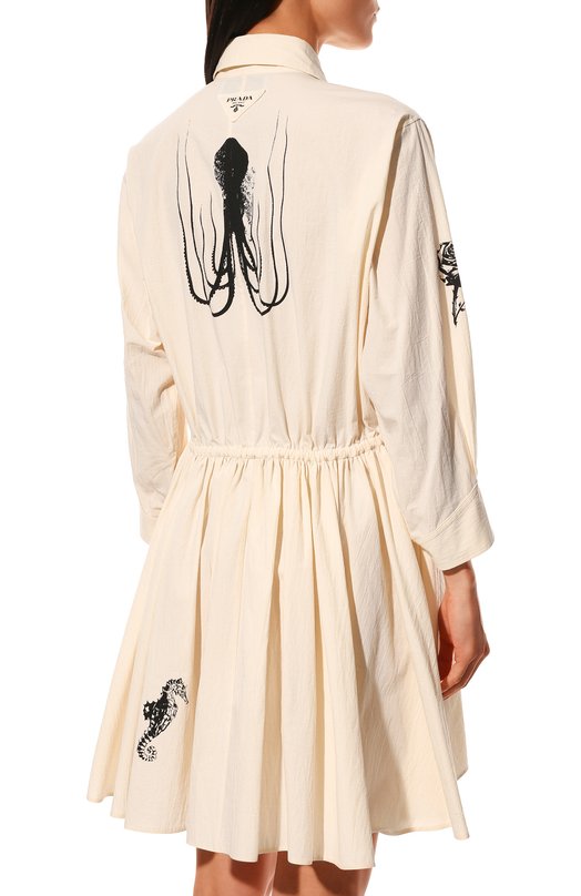 фото Хлопковое платье prada