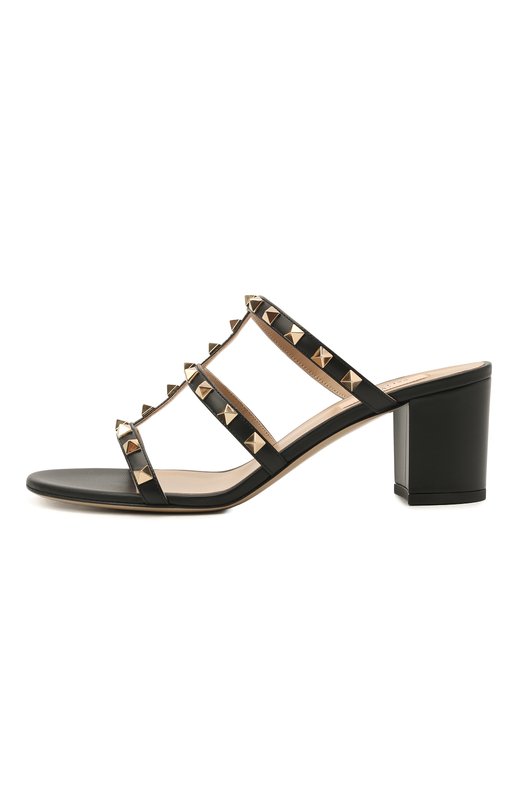 фото Кожаные мюли rockstud valentino