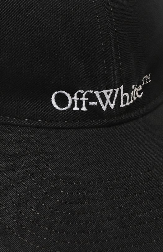 фото Хлопковая бейсболка off-white