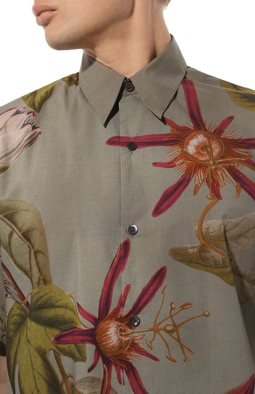 фото Хлопковая рубашка dries van noten