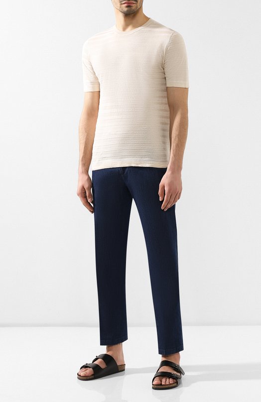 фото Футболка из смеси льна и шелка brioni