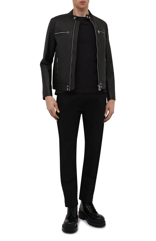 фото Кожаная куртка diesel