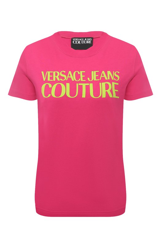 фото Хлопковая футболка versace jeans couture