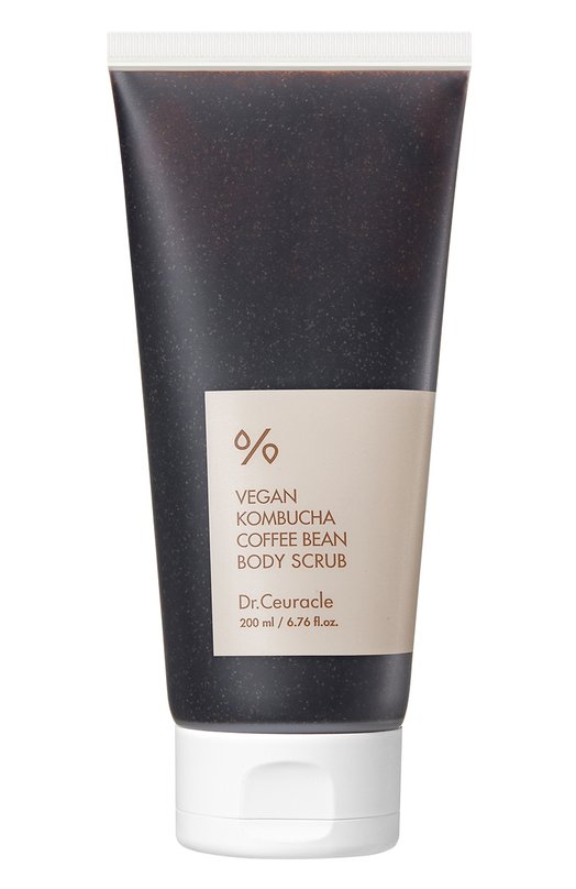 фото Веганский кофейный скраб для тела с комбучей vegan kombucha coffee bean body scrub (200ml) dr.ceuracle