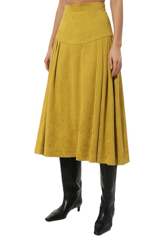 фото Юбка из хлопка и вискозы ulyana sergeenko